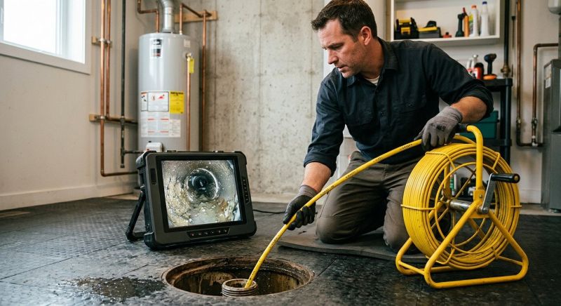 Drain Camera Inspection in Katy, TX