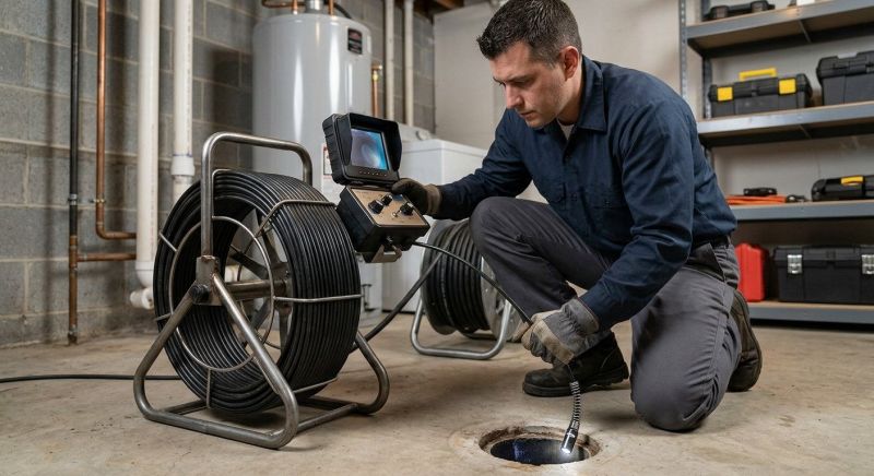 Drain Camera Inspection in Conroe, TX