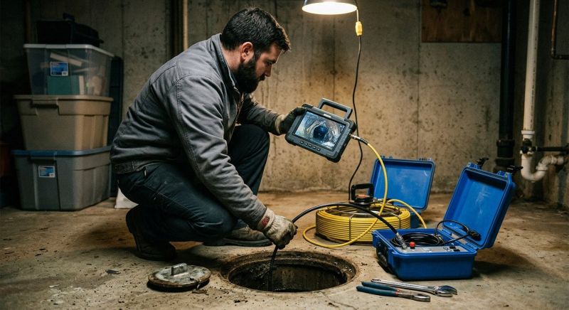Drain Line Inspection in Katy, TX