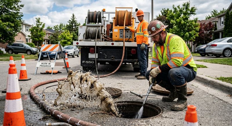 Sewer Line Jetting in Denver, CO